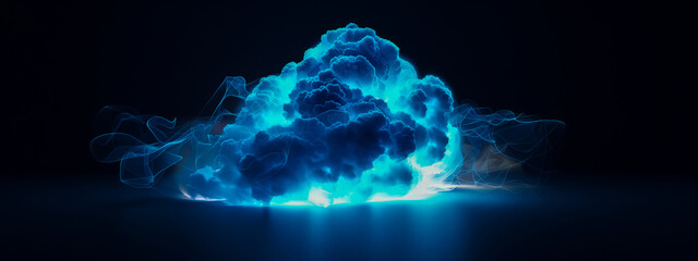 Wall Mural - cloud, technology, networking