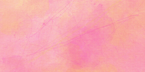 Wall Mural - Seamless soft pink background with texture pink background with watercolor Pink scraped grungy background. Grunge background frame Soft pink watercolor background. Pink texture background.