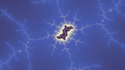 Wall Mural - camera movement inside a multicolor bright fractal. fractal sequence patterns 3d. for yoga or clubs 