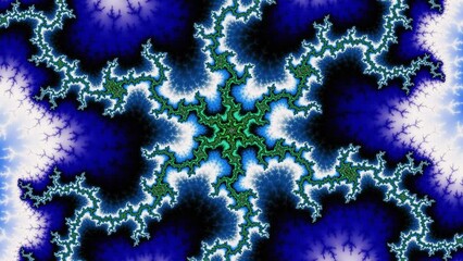 Wall Mural - camera movement inside a multicolor bright fractal. fractal sequence patterns 3d. for yoga or clubs 