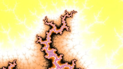 Wall Mural - camera movement inside a multicolor bright fractal. fractal sequence patterns 3d. for yoga or clubs 