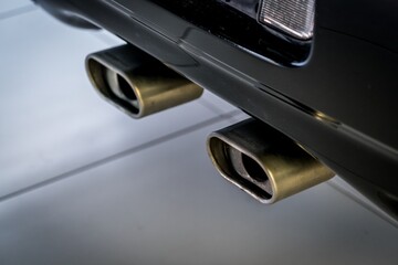 Sticker - Oval exhaust pipes