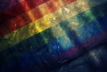 LGBTQ Pride width. Rainbow beloved colorful sky blue diversity Flag. Gradient motley colored seafoam LGBT rightsparade love self evolution pride community