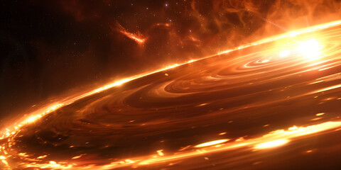 Wall Mural - stars and galaxies in outer space showing the beauty of space exploration.