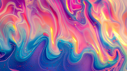 Sticker - iridescent soap film background wallpaper pattern