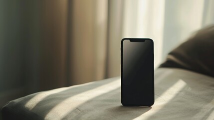 Poster - Blank smartphone screen mockup with realistic details