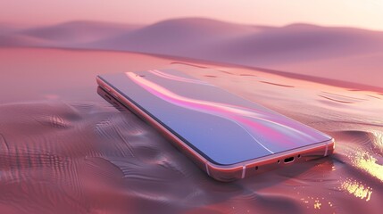 Leinwandbilder - A realistic mobile phone smartphone is now available