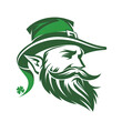 leprechaun, St Patrick's Day themed logo