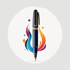 Sticker - illustration of a pencil
