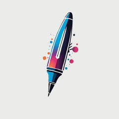 Sticker - illustration of a pencil
