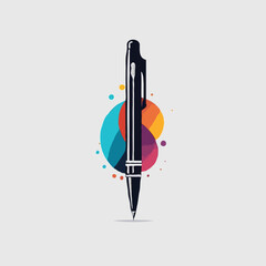 Sticker - illustration of a pencil
