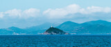 Fototapeta Desenie - View at Faro Isola Palmaiola - Tuscany - Italy