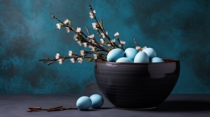 Wall Mural - Fragrant and delicious chocolate easter eggs