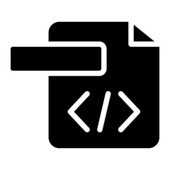 Programming coding icon. Software development icon. Programmer and developer symbol vector illustration.