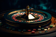 roulette wheel in the casino
