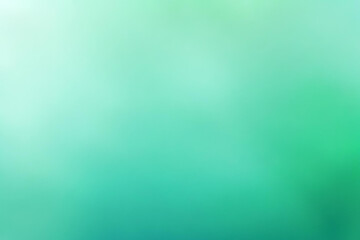 Wall Mural - abstract gradient smooth blurred smoke aquamarine green background image