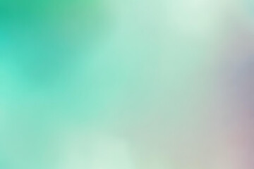 Wall Mural - abstract gradient smooth blurred smoke aquamarine green background image