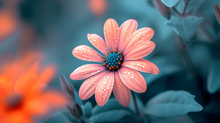 Poster - Apply a solarization effect to your flower photos during post-processing