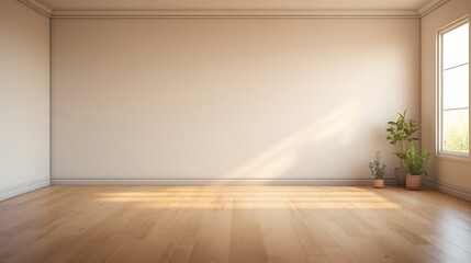 Interior of empty room background