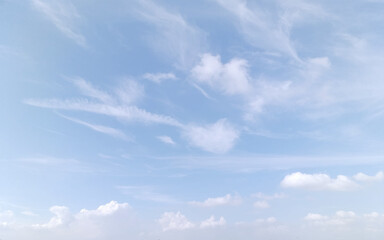 Wall Mural - vector sky. beautiful blue sky background.