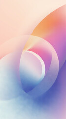 Wall Mural - Abstract Pastel Swirls - Gradient Color Space Background