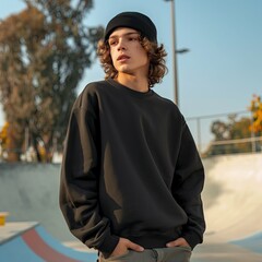 Clothes for skateboarders, sweatshirt