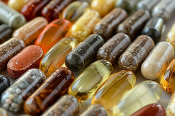 Wall Mural - Vitamins & Supplements 