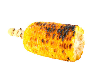 Wall Mural - half of grilled sweet corn on transparent png