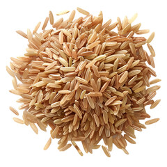 Wall Mural - Brown rice, transparent background, isolated image, generative AI