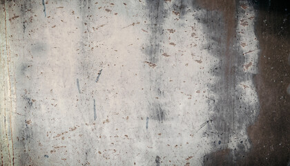 Grunge metal background or texture with scratches and cracks; creative vintage design for designers