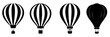 Hand drawn vector illustration  sketch of air balloon 