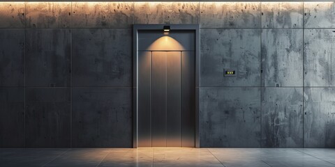 Wall Mural - lift concept .