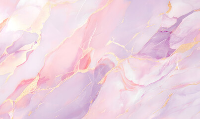 Wall Mural - pink and purple marble texture, generative ai
