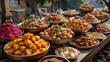 A Yummy Holi Buffet: A Selection of Dishes and Treats