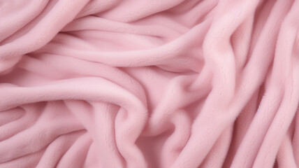 Wall Mural - Pink texture knitted fabric, fiber background cozy style