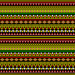 African Pattern Hand drawn abstract seamless pattern, ethnic background, simple style - great for textiles, banners, wallpapers, wrapping