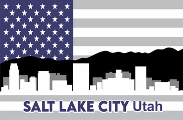 Canvas Print - Salt Lake City Utah united states