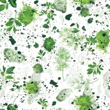 Fototapeta Panele - Seamless terrazzo sprout moss texture pattern green high resolution 4k, colorful for design, architecture, and 3d. HD realistic material polished, surface tileable for creative work and design