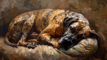 Wall Mural - Portray the serene beauty of a Great Dane
