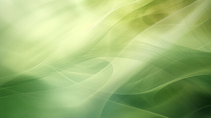 Canvas Print - abstract green line background.