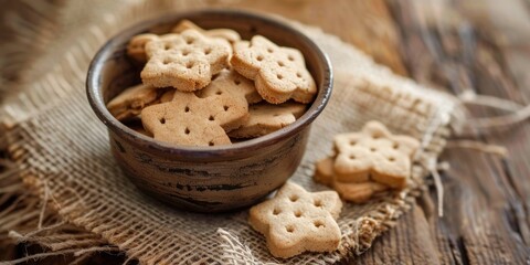 Wall Mural - a bowl of dog treat 