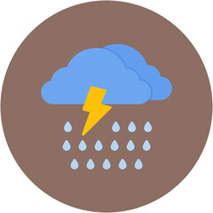 Sticker - Thunderstorm Icon