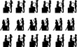 © Curut Design Store - cute couple silhouette