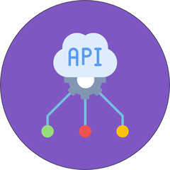 Wall Mural - web api icon