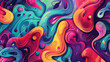 abstract psychedelic colorful Background Wallpaper