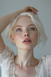 young albino models