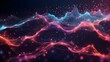 © Adnan - Big data flow in cyberspace, blockchain fields for data,Connect stream to network line, AI technology concept, digital communication, scientific research, and three-dimensional illustration music wave