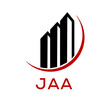 JAA Letter logo design template vector. JAA Business abstract connection vector logo. JAA icon circle logotype.
