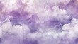 Dreamy Lilac Sky with Floating Clouds