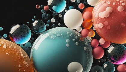 Canvas Print - bubble water